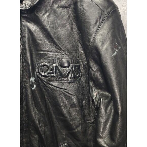 Jeff Hamilton Men Leather Cleveland Cavaliers NBA XXL Jacket Cavs VNT Basketball - Picture 3 of 16